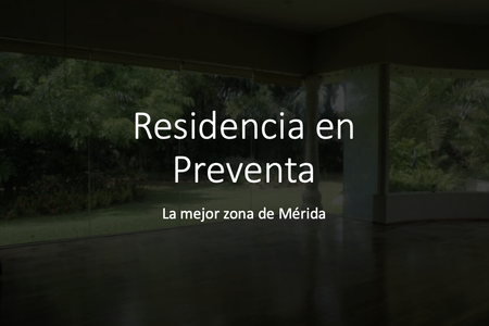 Residencia En Preventa En Benito Juarez Norte