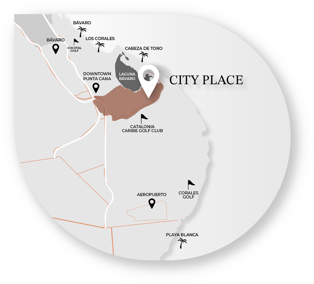 Mapa City Place