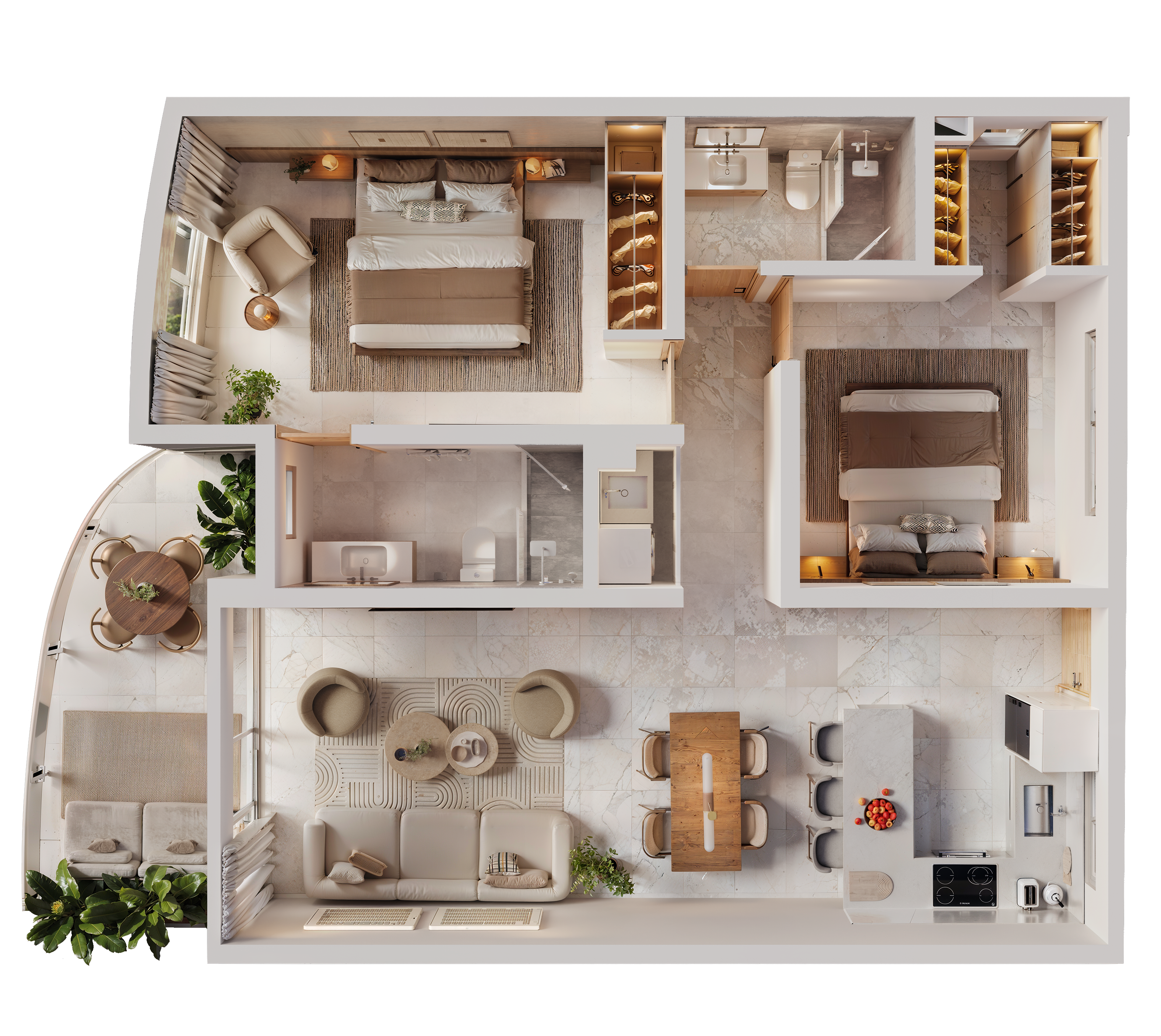 Tipología Apartamento Coralina