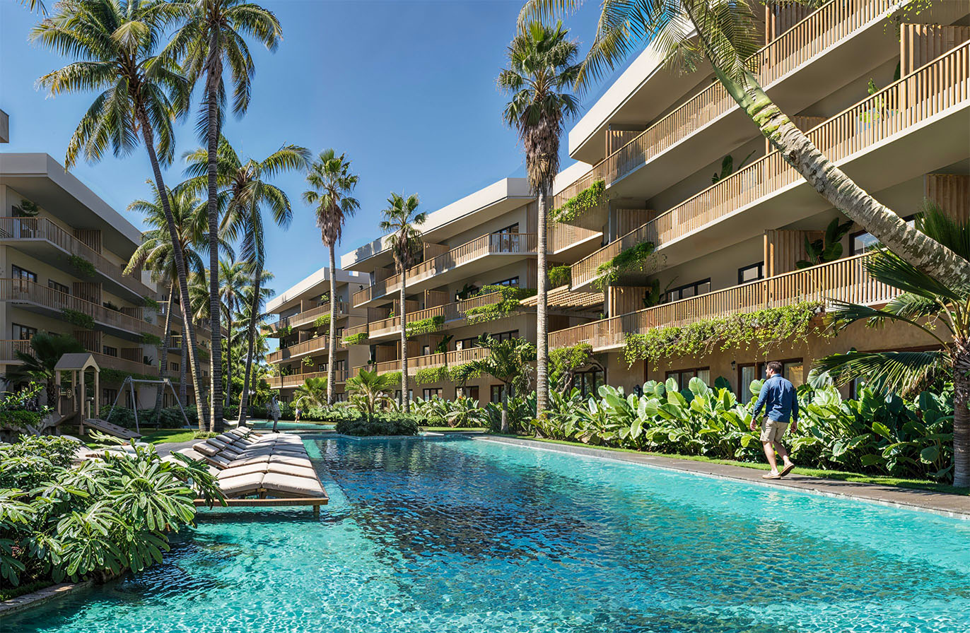 Área de piscina del proyecto KAYA