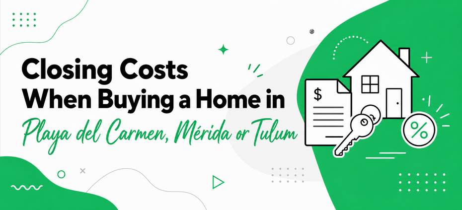 Closing costs when buying a home in Playa del Carmen, Tulum and Merida. A guide for real estate buyers | Housebuy.mx