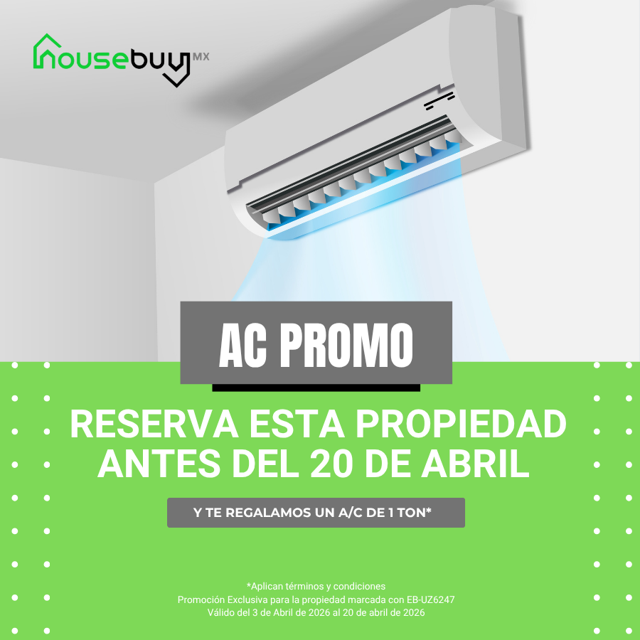 Promoción inmobiliaria en Playa del Carmen con aire acondicionado incluido | Housebuy.mx