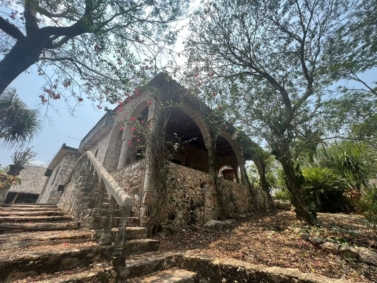 Aerial view of ranch for sale near Chichen Itza and Izamal