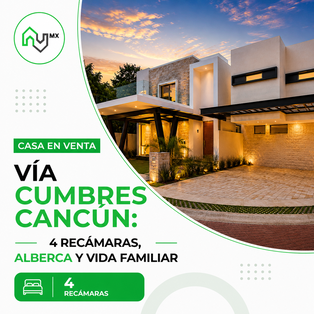 Casa en venta en Vía Cumbres, Cancún | Housebuy.mx
