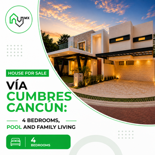 House for Sale in Vía Cumbres, Cancún | Housebuy.mx
