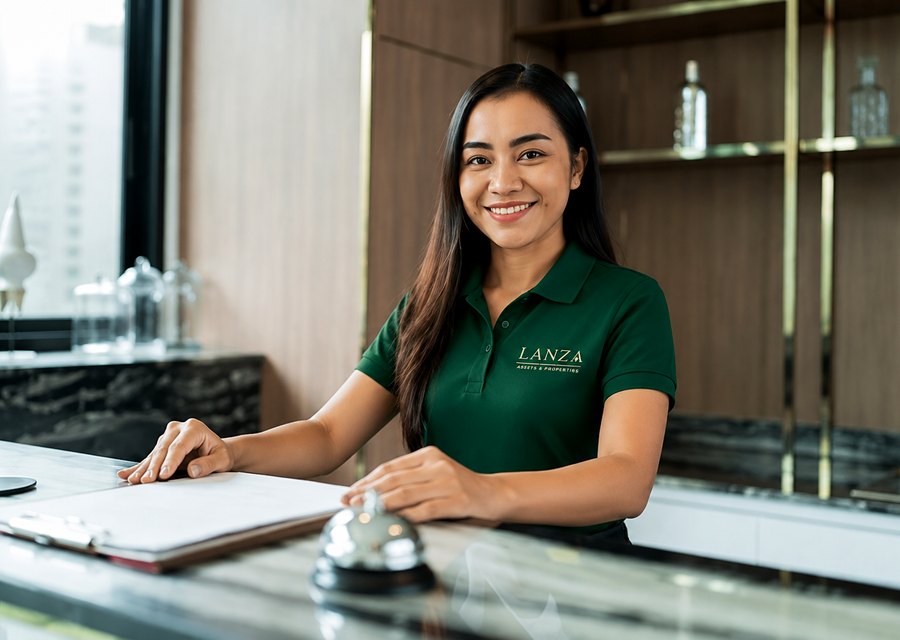 Personal de recepción de Lanza Condos