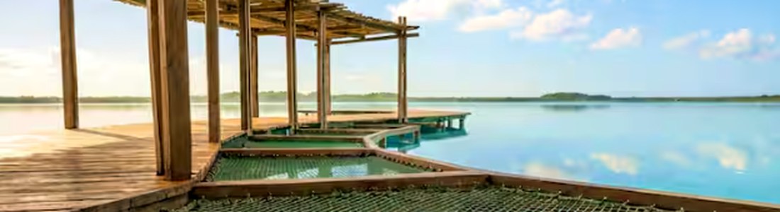 Aldea Mayab, a pie de la laguna de Bacalar
