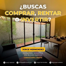 Soy Jorge, tu asesor inmobiliario