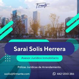 FIRMANTE pólizas jurídicas  Saraí SH