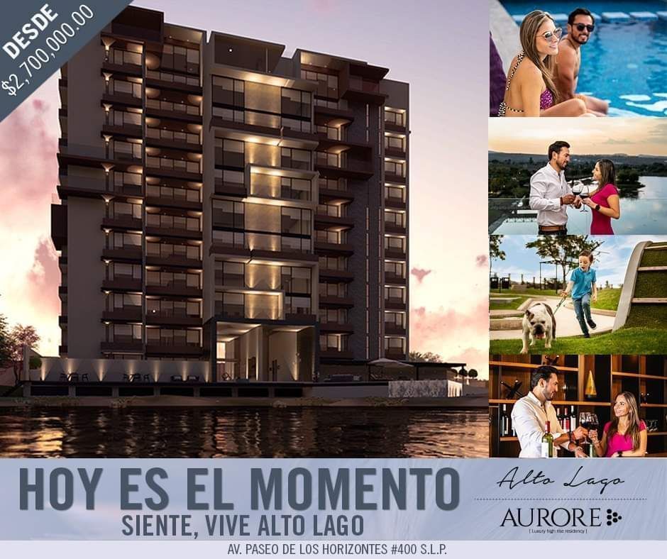 VENTA lujoso DEPA tipo LOFT, AZAL, TORRE AURORE, ALTO LAGO