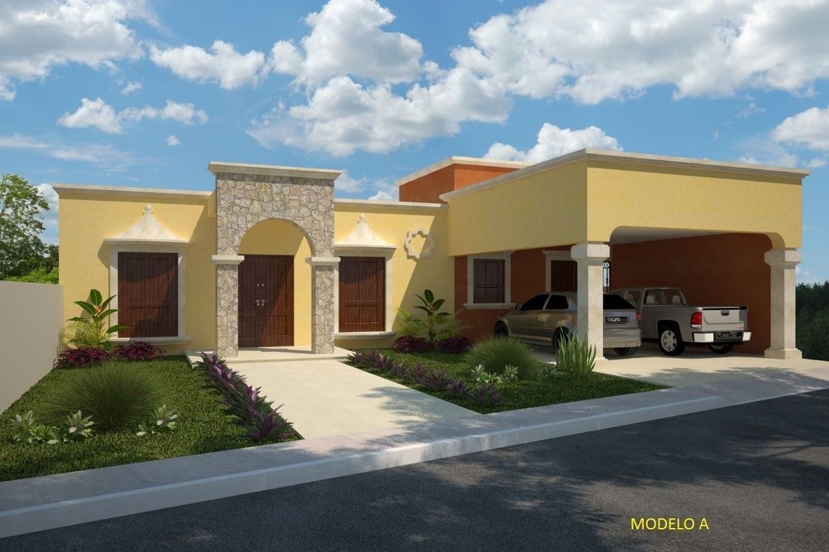 Casas un nivel tipo colonial de 2 y 3 recamaras en Conkal Yucatán |  EasyBroker