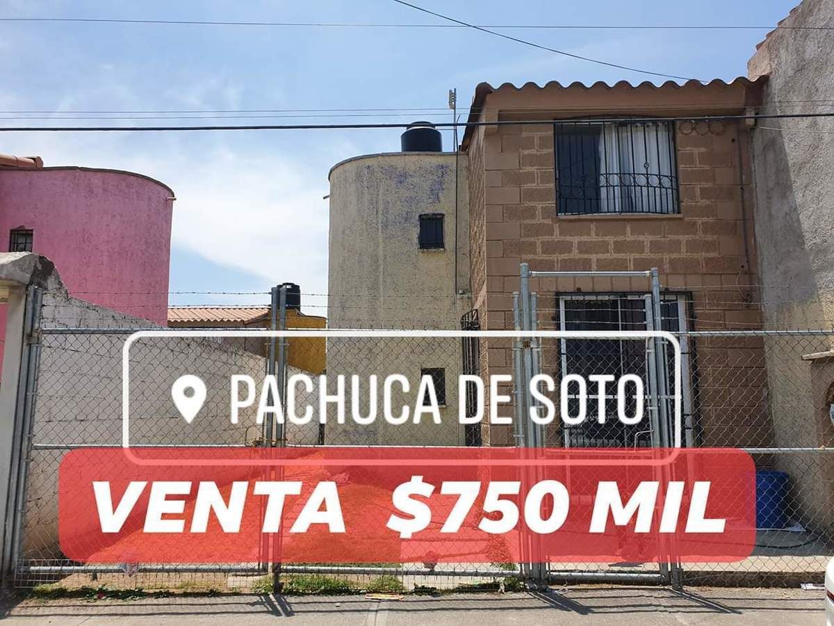 CASA EN VENTA EN PACHUCA HIDALGO, CON AMPLIO JARDÍN 