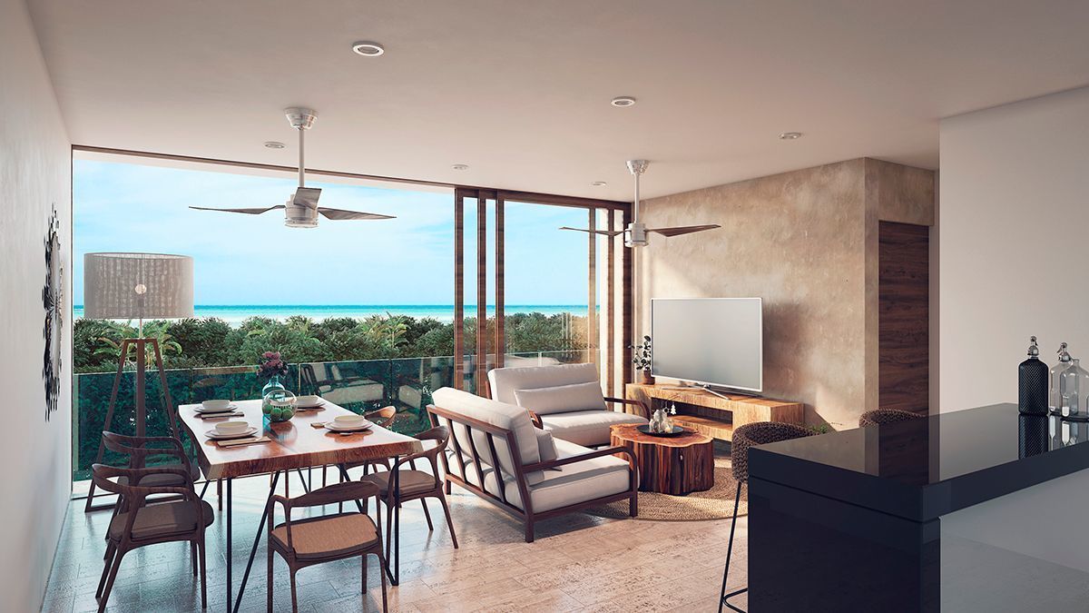2 de 11: Condominios céntricos de 2 HAB en Playa del Carmen en venta