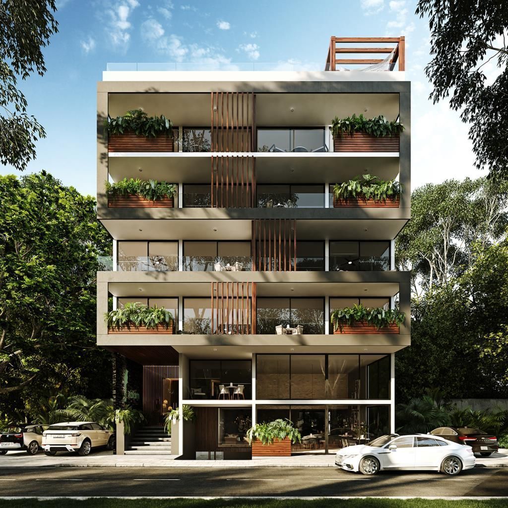 6 de 11: Condominios céntricos de 2 HAB en Playa del Carmen en venta