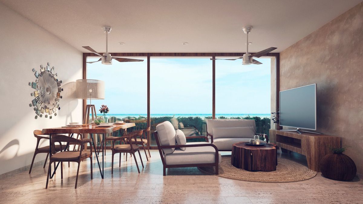 7 de 11: Condominios céntricos de 2 HAB en Playa del Carmen en venta