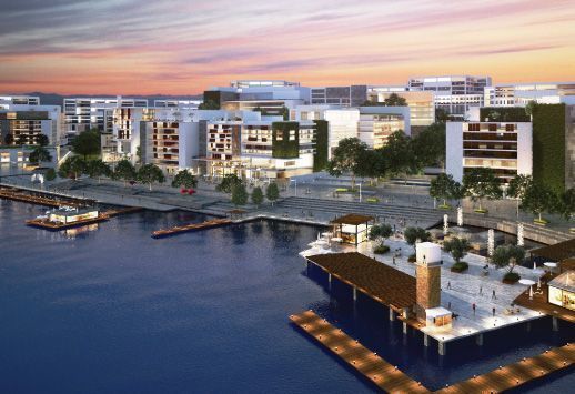 5 de 26: Futuro parque náutico de Zibata junto al Town Center.