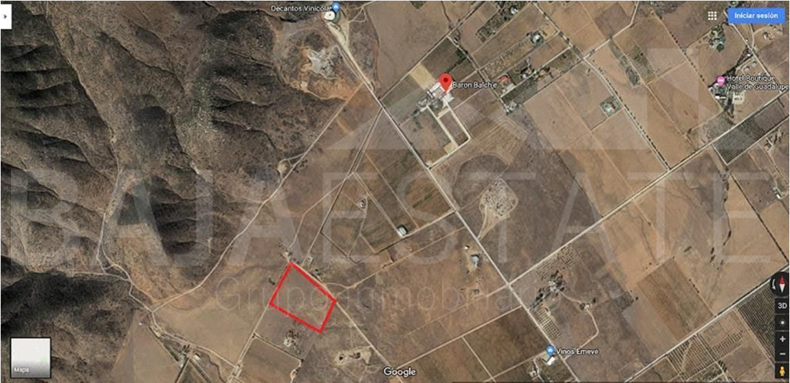 Terreno en Venta en Valle de Guadalupe Ensenada
