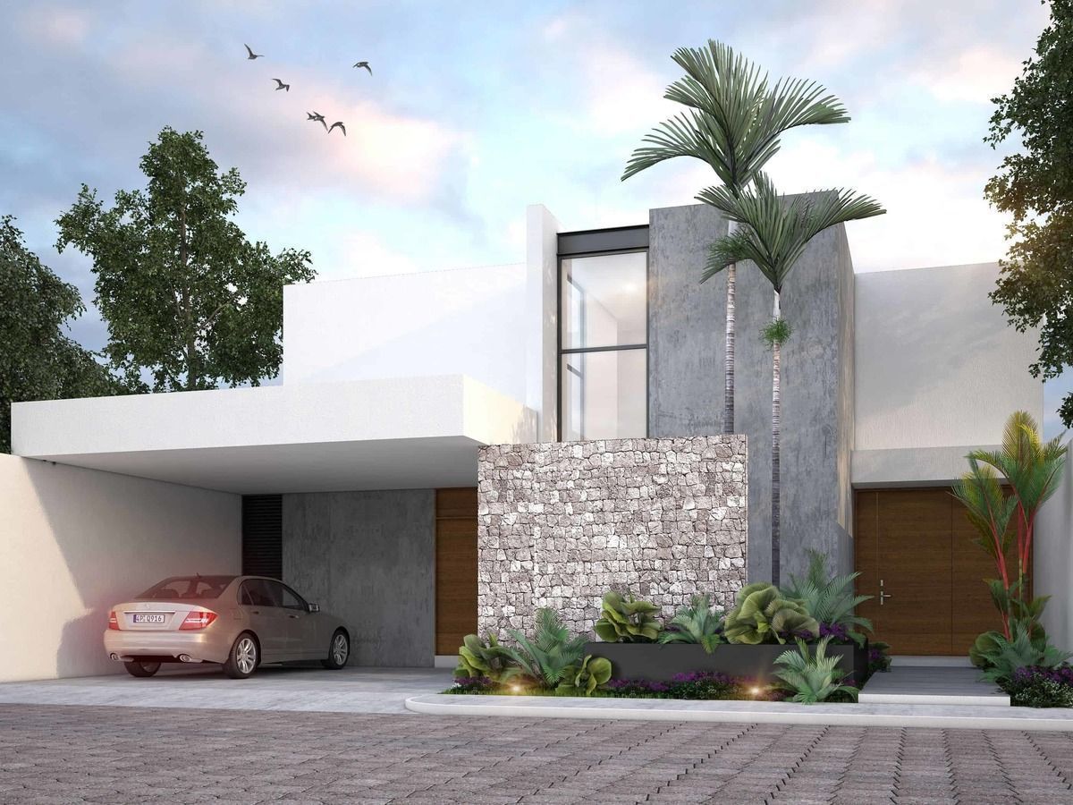 VENTA CASA 3 HAB EN PRIVADA BARLOVENTO MOD B EN TEMOZÓN ZONA NORTE DE MÉRIDA