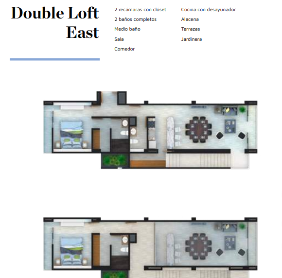 9 de 13: Modelo Double Loft East