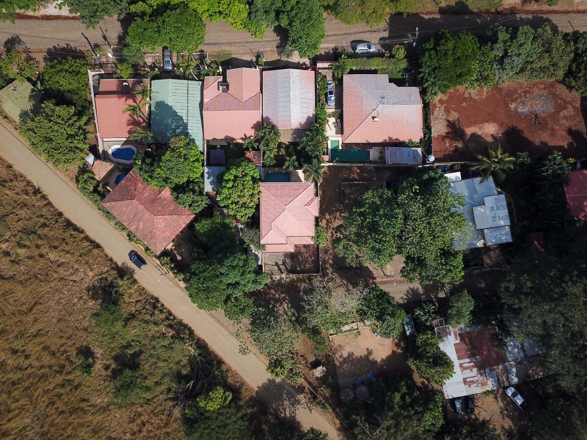 19 of 20: Aerial view of the house