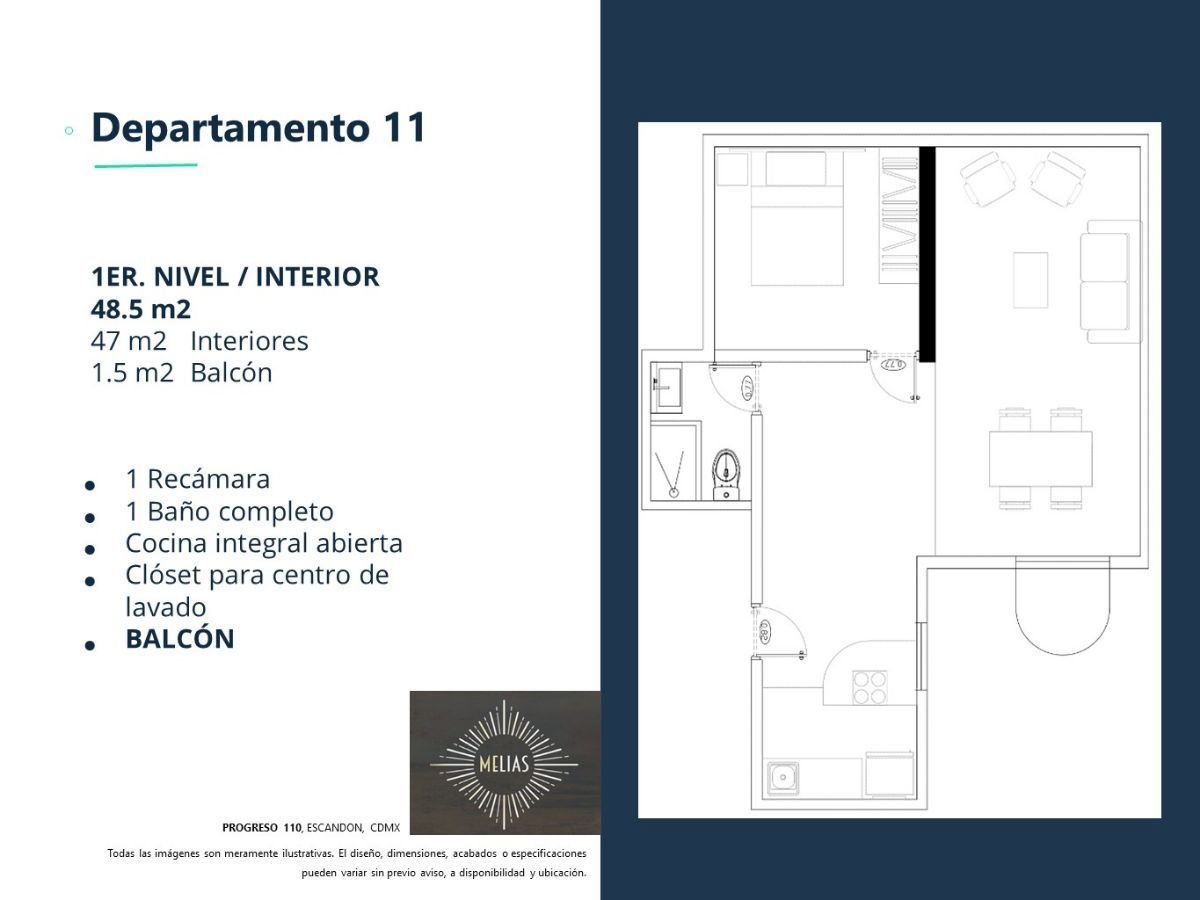 3 de 22: CARMEN LABORIN - VENTA DEPARTAMENTO #ESCANDON #CDMX 