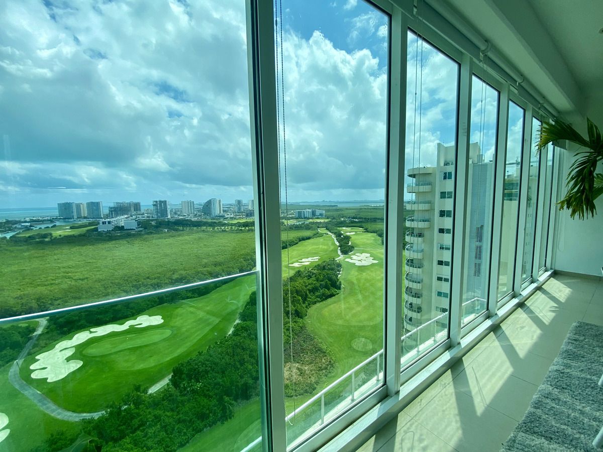 25 de 40: Penthouse amueblado en renta con vista al mar de Cancun