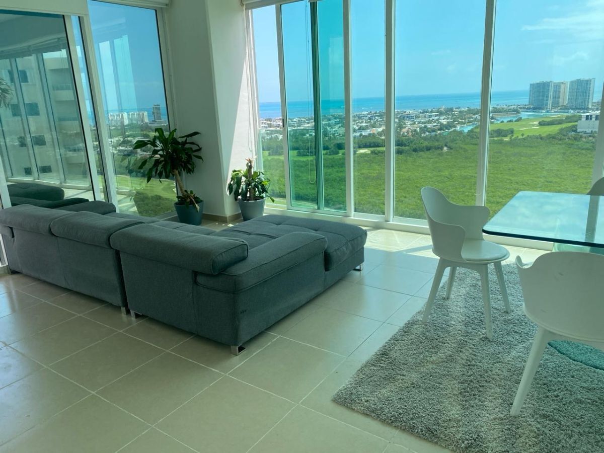 2 de 42: Penthouse amueblado en renta con vista al mar de Cancun