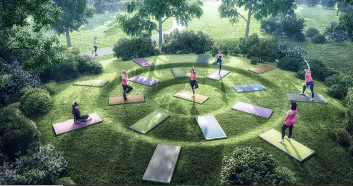 14 de 27: Centros de meditación - yoga al aire libre.