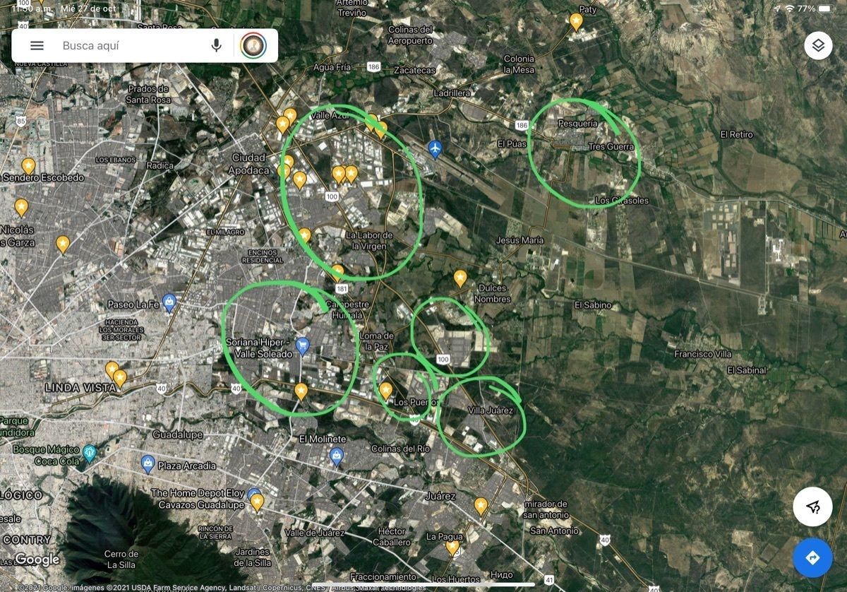 13 of 27: ZONAS HABITACIONALES CERCANAS . MANO DE OBRA 