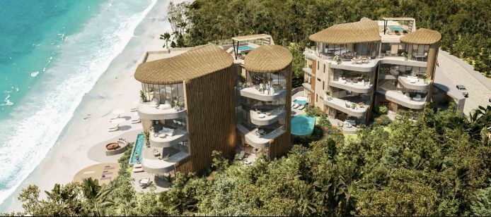 Condominio frente al mar en venta en Playa del Carmen