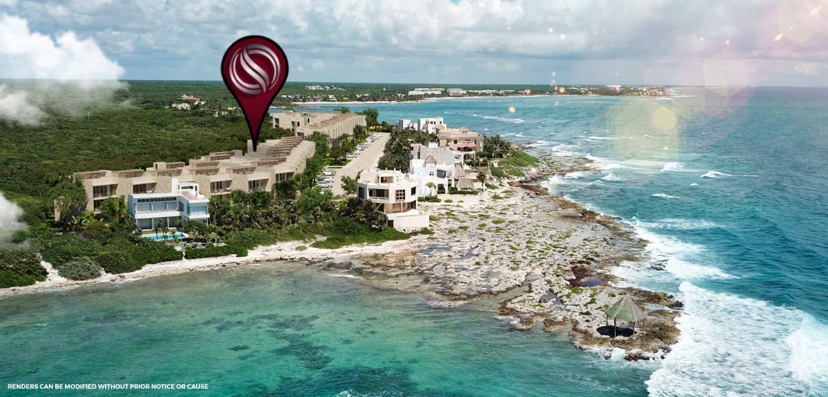 Penthouse a pasos del mar con club de playa en Akumal Tulum