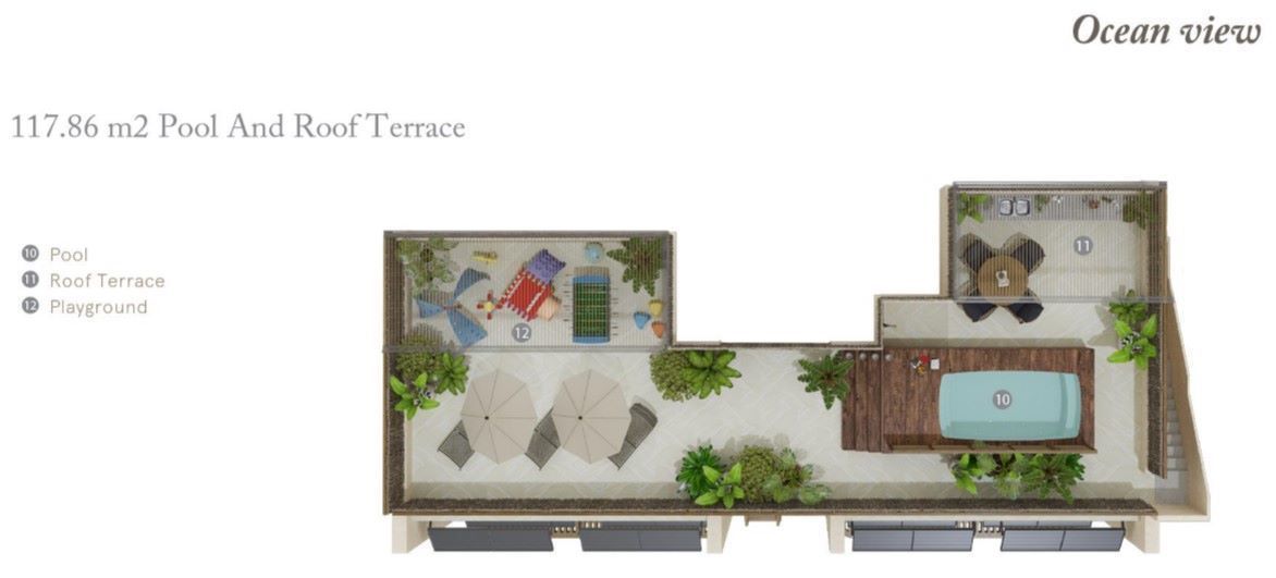 6 de 11: DISTRIBUCIÓN POOL AND ROOF TERRACE