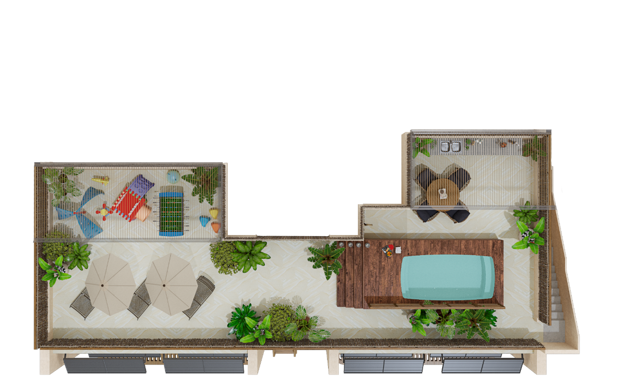 10 de 11: POOL AND ROOF TERRACE