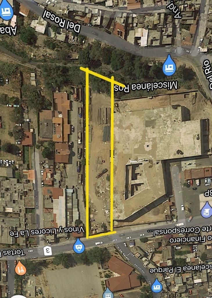 5 de 7: 3,000 m2 
Terreno plano rectangular