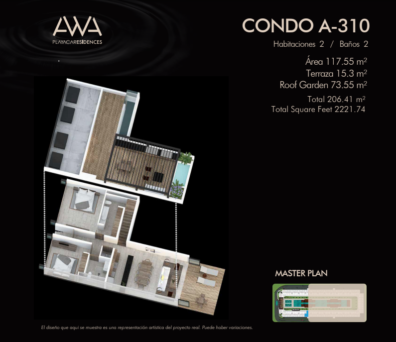 19 de 19: Plano Condo A-310