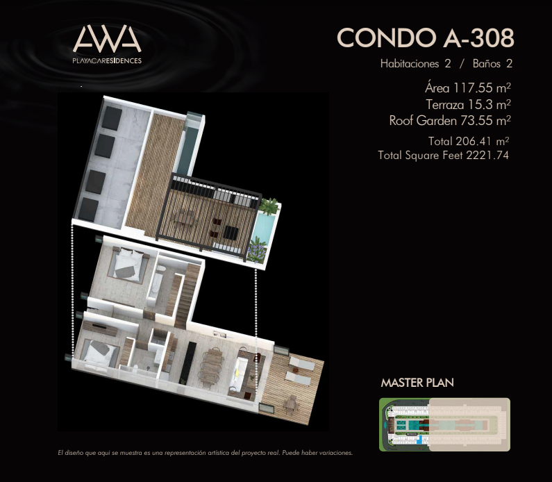 18 de 19: Plano Condo A-308