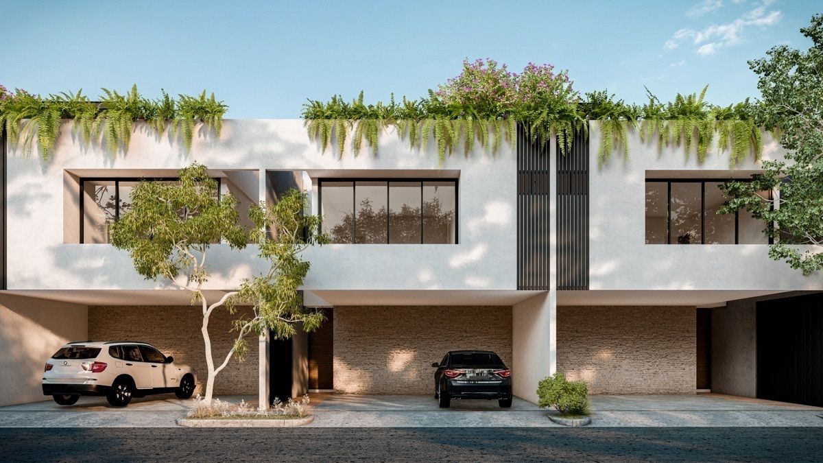 Casa en Venta en Mérida Tipo Townhouse en Privada Ya'Ax Beh, Modelo A en Cholul