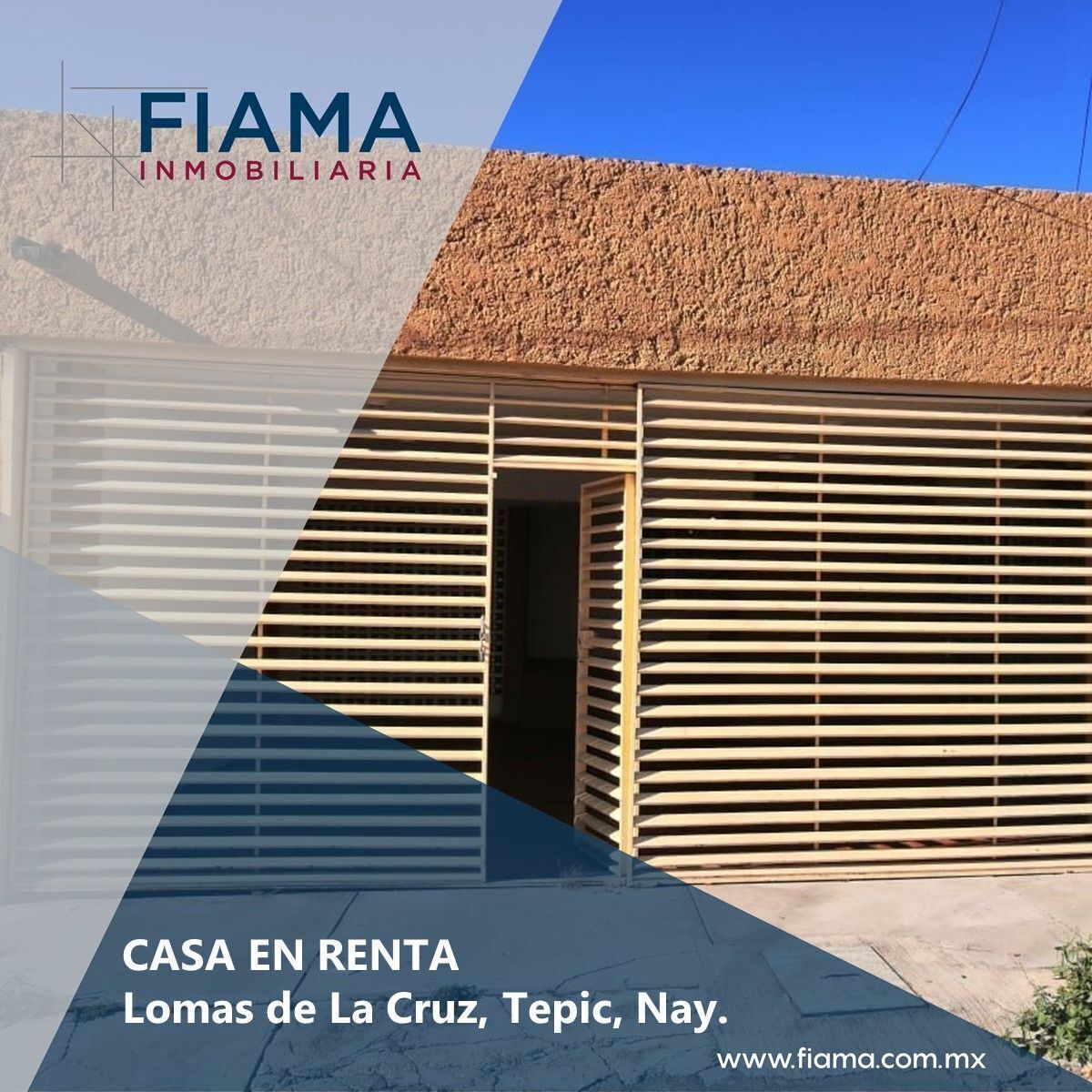 CASA EN RENTA EN COL. LOMAS DE LA CRUZ, TEPIC