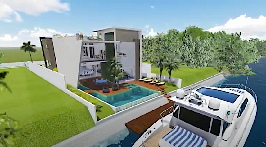 Residencia de lujo 4 recamaras con vista a la marina en venta en Puerto Cancun,