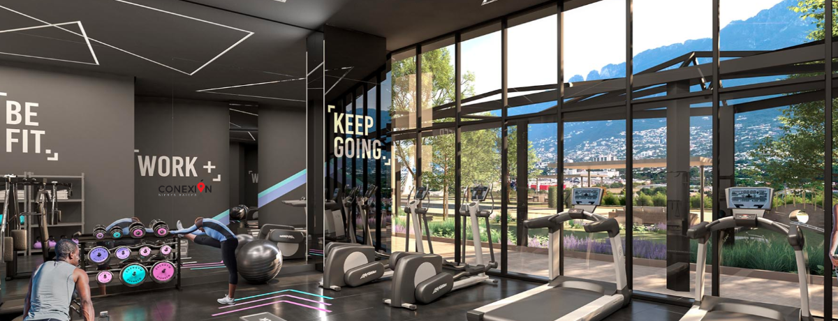 8 de 15: Desarrollo de Departamentos con Gimnasio Equipado