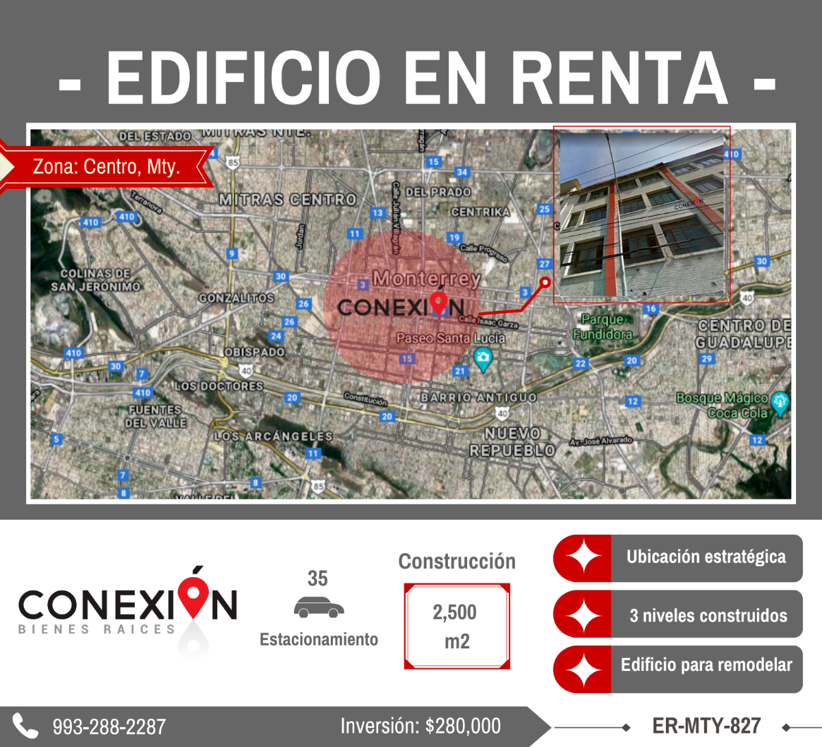 10 de 10: Oficinas en Renta de 2500 m2 de construcción en Monterrey. 