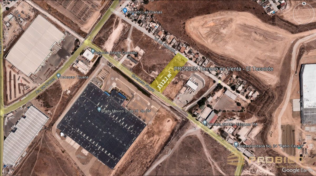 Terreno Comercial en Venta en Parque Industrial Pacifico