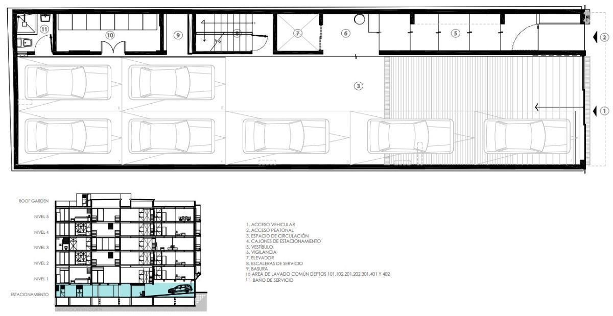 19 de 19: 1 estacionamiento