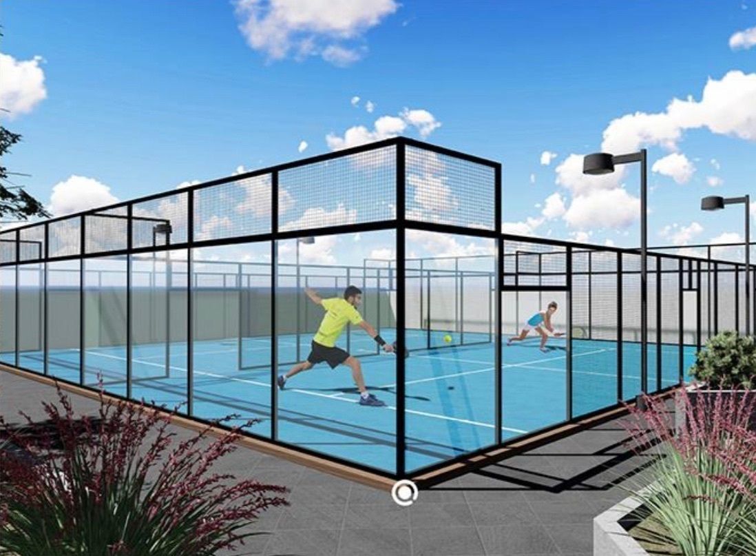 21 de 22: Canchas de paddle tenis