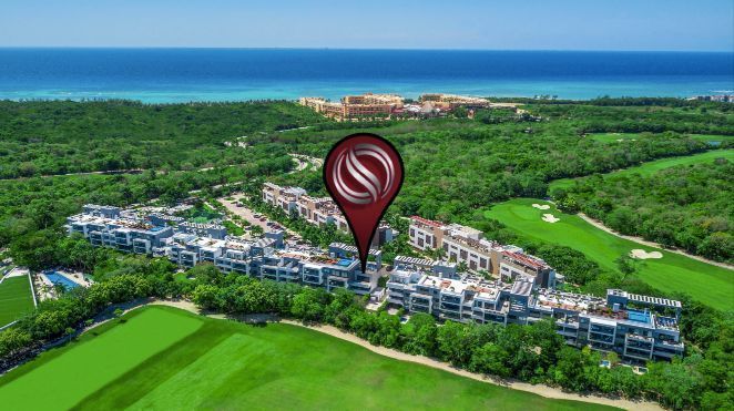 Departamento de 1 recamara con club de playa, casa club y campo de golf, en vent