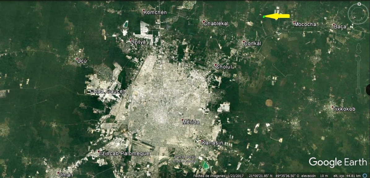 1 de 7: Terreno en Venta en Conkal 2.6 hectáreas,Mérida Yucatán