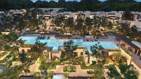Penthouse de 3 recamaras con spa, gimnasio, club de niños, cerca de la playa en