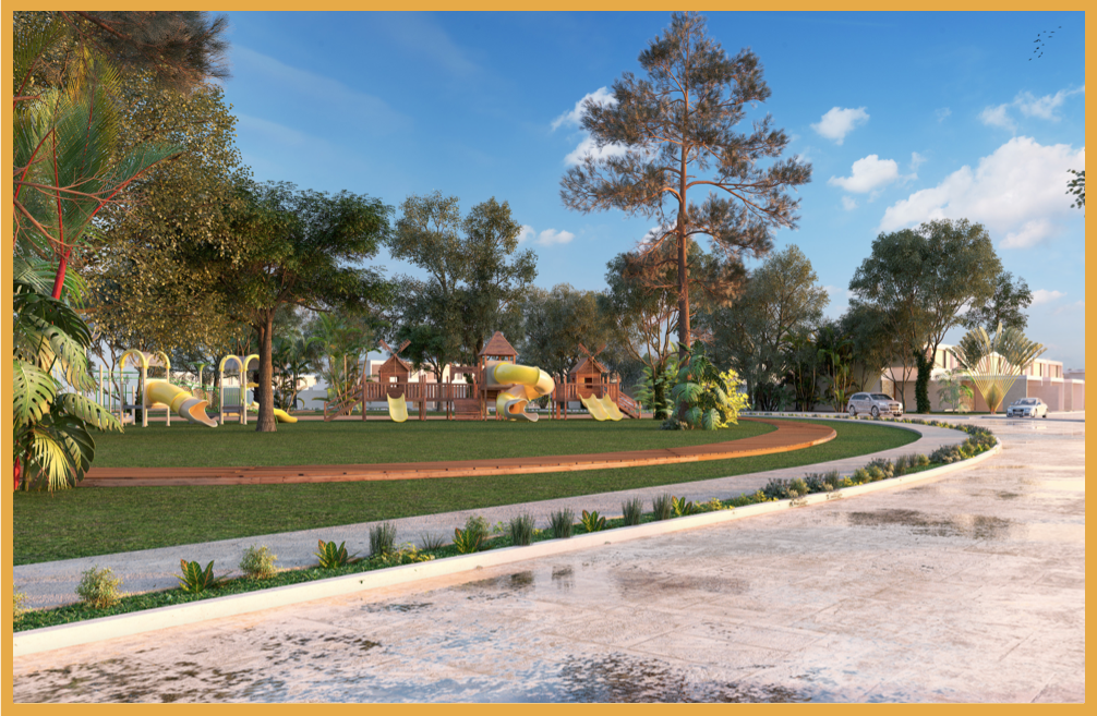 2 de 10: Render- Parque de Juegos Infantiles