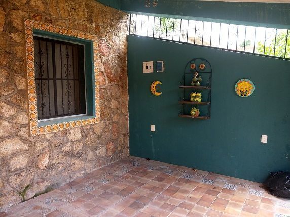 una parte del corredor de la casa