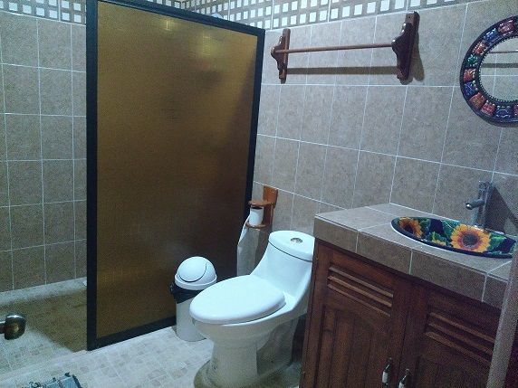 El baño con acabados finos